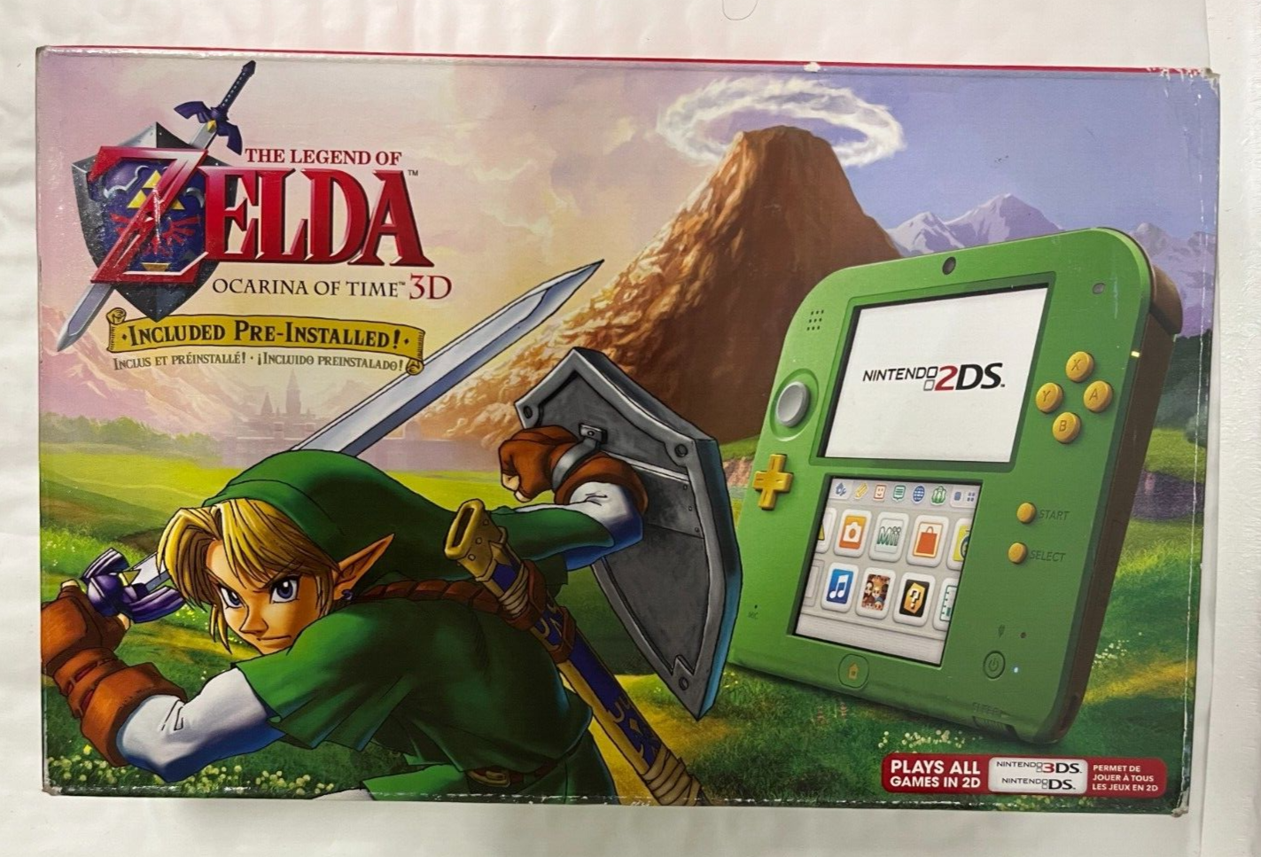 Nintendo 2DS - Legend of Zelda Ocarina of Time 3D 