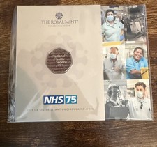 Royal Mint NHS 75th Anniversary 50p Fifty Pence 2023 ( New Sealed )