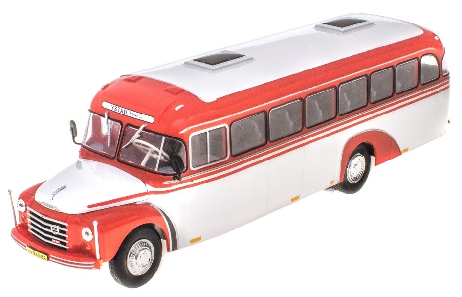 Bus de ligne Suédois VOLVO B375 1957 miniature IXO 1/43 en métal injecté G125