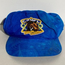 Vintage Joe Camel Cigarette Smooth Character Hat Cap Snapback Blue Tie-dye Nylon