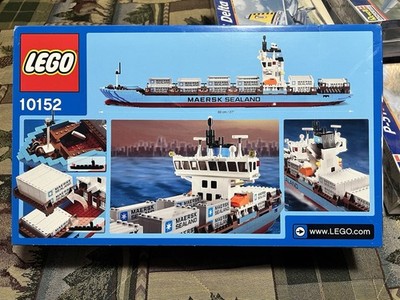 LEGO Maersk Sealand Container Ship 10152 Complete Set 988 Pieces