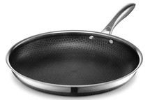 HexClad Hybrid Nonstick 12-Inch Frying Pan No Lid HexClad Hybrid Nonstick 12-Inch Frying Pan No Lid - Image 1