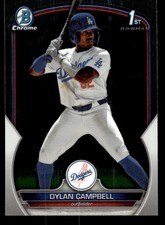 QTY Dylan Campbell 2023 Bowman Draft Chrome #BDC-181