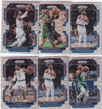 NEW YORK KNICKS LOT (6) **2021-22 PRIZMS SILVER WAVE** PRIZM BASKETBALL d163