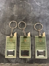 Enamel Benson and Hedges 100's Cigarette Keychain & Bottle Opener Metal Lot 3