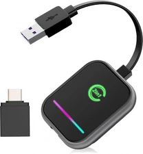 Wireless CarPlay/Android Auto Adapter USB for Factory Wired Cars (Model Year: 20