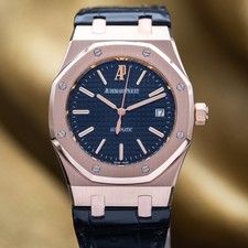 Audemars Piguet Royal Oak Rose Gold Black Dial 39mm - AP 15300OR 2