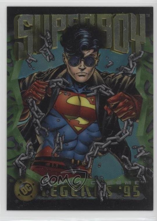 1995 SkyBox DC Legends Power Chrome Superboy #21 s6i