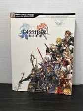 Final Fantasy Dissidia Strategy Guide Playstation 2 PS2 BradyGames w/ Poster