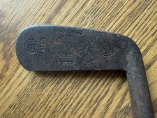 Antique Burke Leader Hand Forged Hickory Shaft Putter Pre-1935 Vtg Golf Club