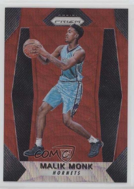 2017-18 Panini Prizm Ruby Wave Prizm Malik Monk #233 y8h