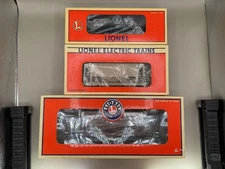 Lionel O Gauge Lot of 3 Boxed Gadsen Pacific Museum Ore Cars '92, '97, '02