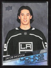 2020-21 Upper Deck #706 Jacob Ingham Los Angeles Kings (HK)