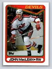1990 Topps Hockey John Maclean #224