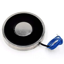 DC 12V 200N 44LB/20Kg Suction Holding Sucker Round Electric Magnet Solenoid L...