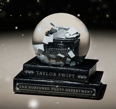 Taylor Swift The Tortured Poets Department Snow Globe | Swiftie Holiday Gift