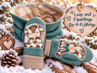 Loop undFäustlinge für 4 6 Jährige