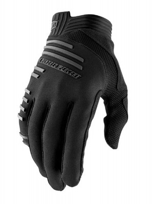 100% R-Core Full Finger Handschuhe 2XL Schwarz