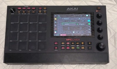 Akai MPC Live II Standalone Production Center Sequencer in Black
