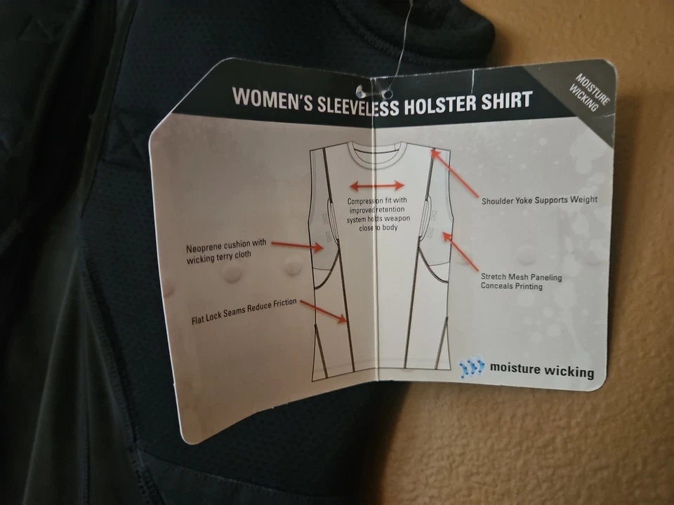 511 战术系列无袖皮套衬衫女式中号  — 第 4/4 张图片