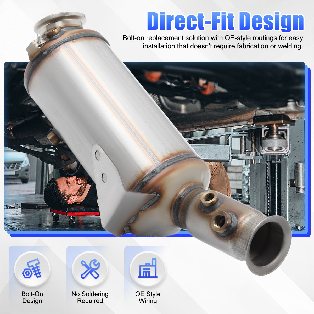 DPF Diesel Particulate Filter for Mercedes ML320 ML350 GL320 GL350 2009- 2012 thumbnail 7