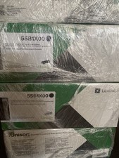 BUNDLE OF 2 - GENUINE LEXMARK 55B1X00 BLACK Extra High Yield Toner NEW SEALED