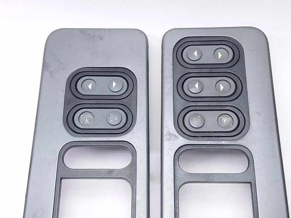 1990-1994 Chevy GMC C/K Truck Power Window Lock Switch w/Trim LEFT & RIGHT PAIR - Image 2 of 4