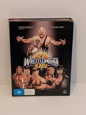 WWE Wrestlemania XXIV 24  (3 Disc DVD) Region 4