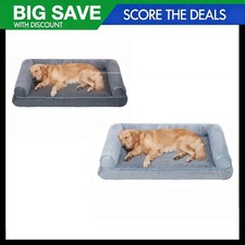 Removable Soft Cover Large Sized Dog Bolster Sofa Bed, Orthopedic Large Dog Bed