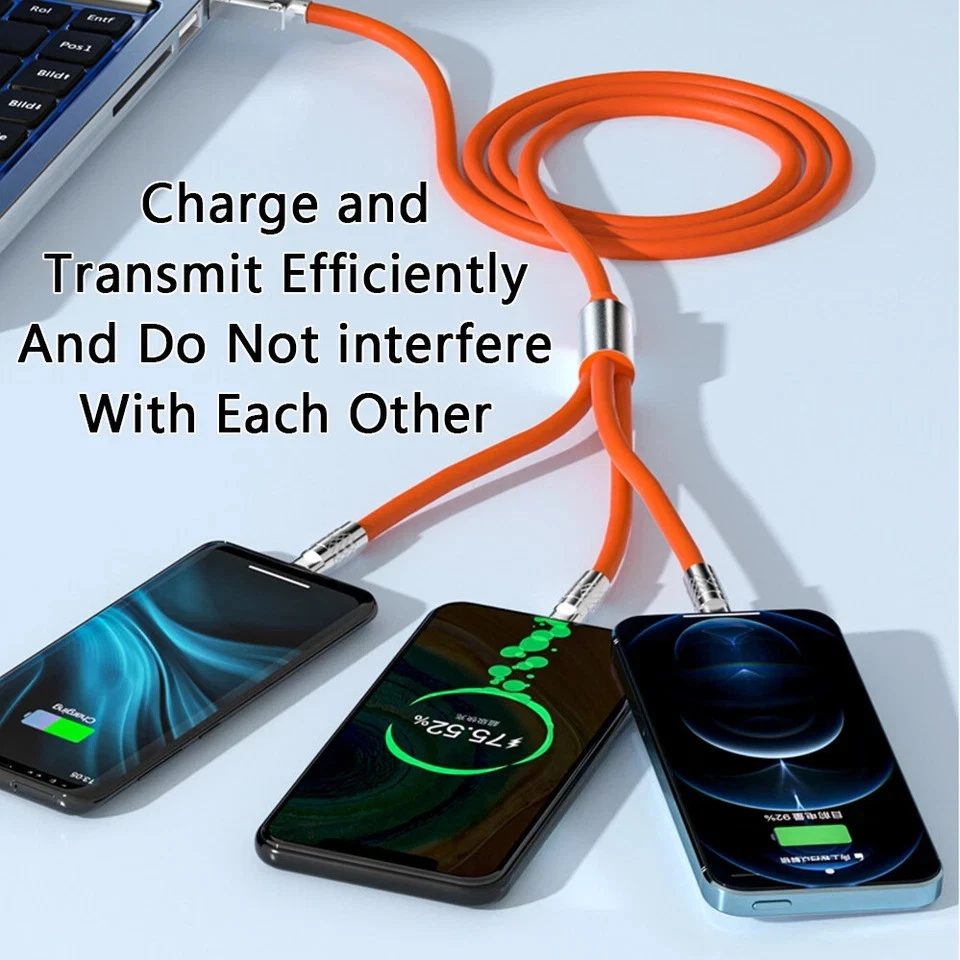 heavy duty Type C Fast Charging Cable for Samsung Fast Charger For iPhone - Image 3 of 4