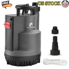 1/2HP Submersible Sump Pump 2500GPH PowerAuto/Manual Control Water Utility Pump