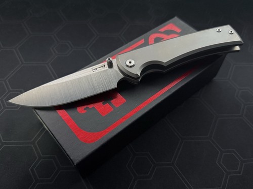 Chaves Liberation 229 Drop Point 3.5" Belt Satin Finish M390 Blade Folding Knife