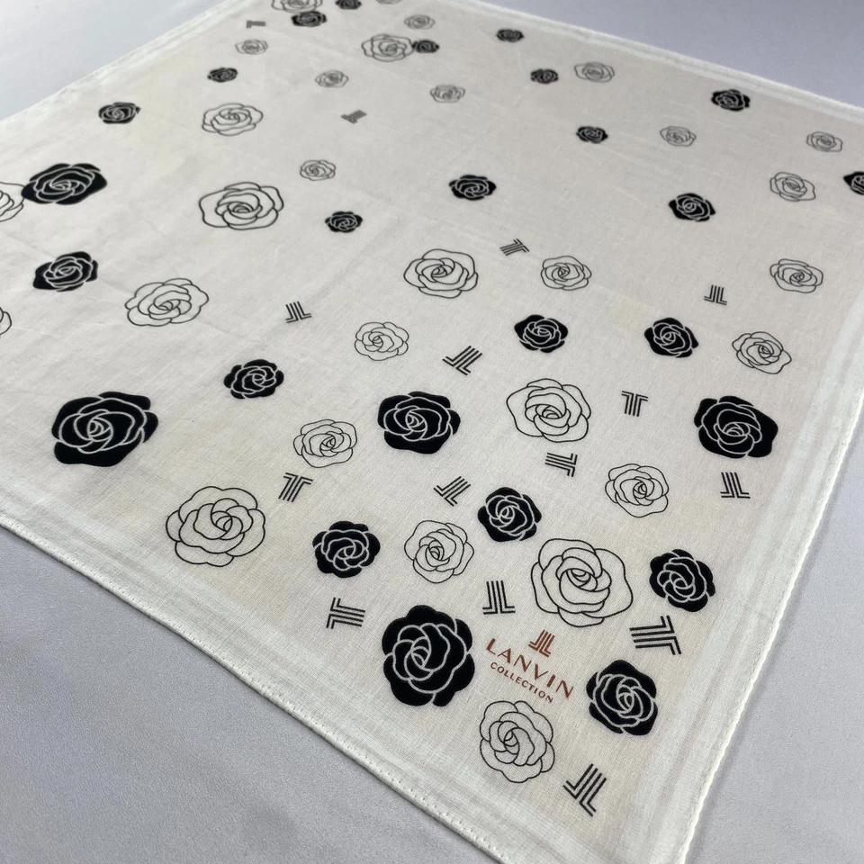 Vintage Lanvin Handkerchief Neckerchief Bandana Pocket Square - Image 2 of 4