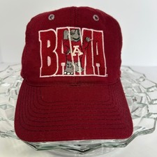 Vintage Bama Crimson Tide Alabama Elephant Hat Cap Made in USA Size 7