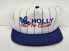 VINTAGE 1980's HOLLY SUGAR TRUCKER HAT - K-PRODUCTS - US MADE - SUGAR BEET SEED 