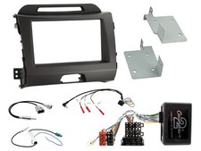 Connects2 CTKKI01 Fascia Panel Head Unit Installation Kit For 2 DIN Kia Sportage