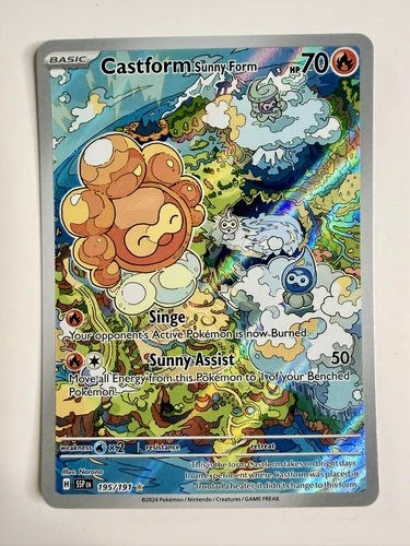 Castform Sunny Form 195/191 Sv08: Surging Sparks Holo