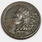 1864 Bronze Indian Head Penny Beautiful Coin Rare Date