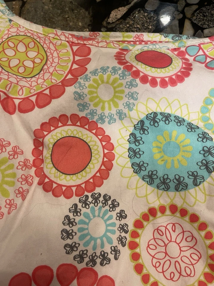 Thirty-One CITRUS MEDALLION Rosa Guinga Bandolera Hobo REVERSIBLE Bolso Cartera LN Foto 4 de 4