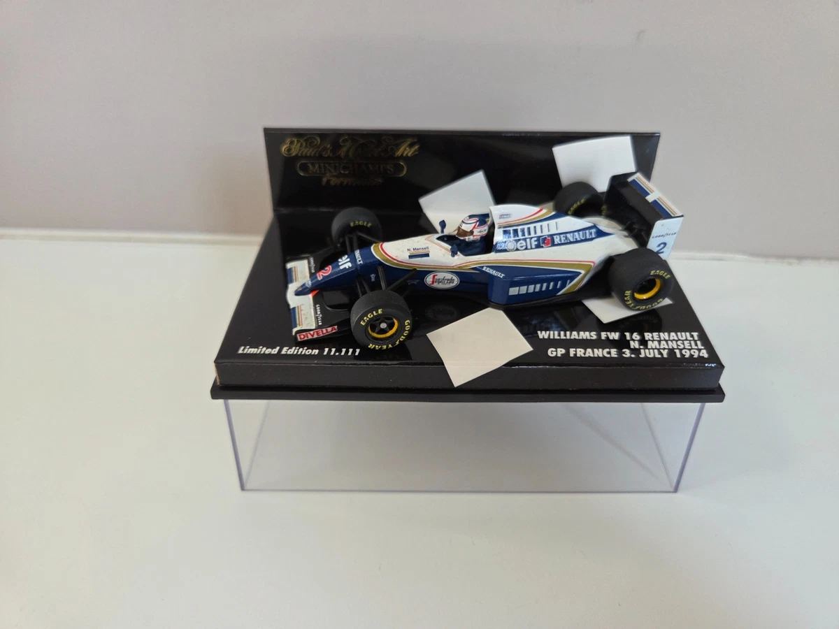F1ミニカー　ウィリアムズ　マンセル　1994 Williams 1:43 Diecast Formula 1 Cars 1994 Vehicle Year for sale | eBay