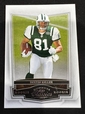 DUSTIN KELLER 2008 Donruss Classics #183 Rookie Card RC New York Jets #029/999. rookie card picture
