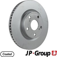 2X JP Group Bremsscheibe Vorderachse FüR Toyota