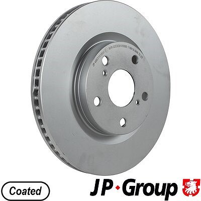 2X JP Group Bremsscheibe Vorderachse FüR Toyota-image