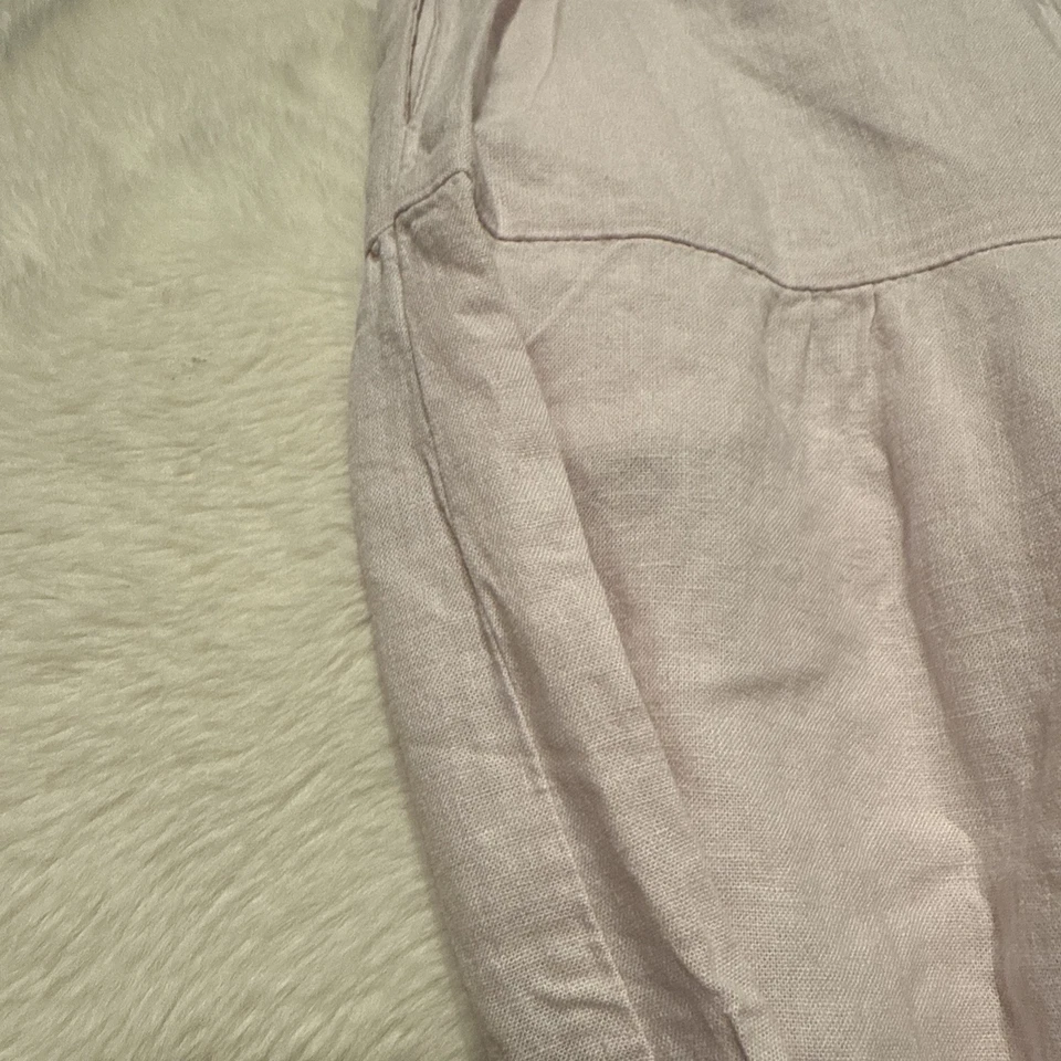 Falda Matty M Para Mujer Púrpura Claro Cintura Elástica Mezcla de Lino en Niveles Talla XL NUEVA CON ETIQUETAS Foto 4 de 4