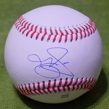 GRADY SIZEMORE Signed/Autographed BASEBALL BALL Cleveland Indians w/COA