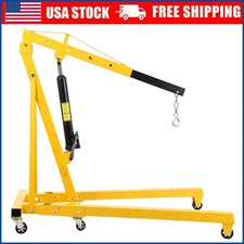 2 TON 4400lbs Heavy Duty Engine Motor Hoist Cherry Picker Shop Crane Lift New