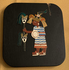 Mexico July Tecuilhuitontli Wooden Wall Plaque Aztec Figure Wall Hanging — photo 1