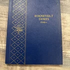 1946-1972 D.S. Roosevelt Silver Dimes Coin Set Whitman Book 60 Total Coins