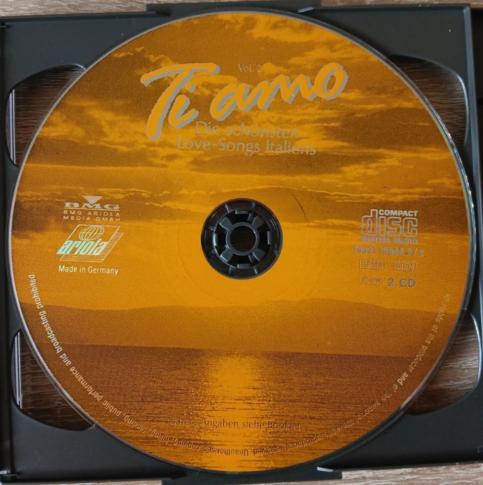Ti amo - Die schönsten Love Songs Italiens - Various - 2 CD / BMG Ariola 1993 - Bild 3 von 4