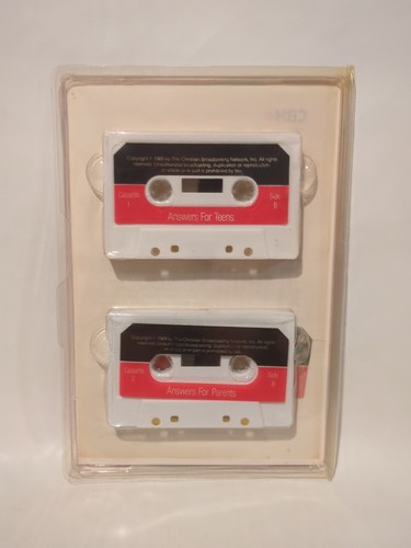 Risposte per genitori e adolescenti di oggi di Pat Robertson 2 cassette vintage 1989 - Foto 2 di 4